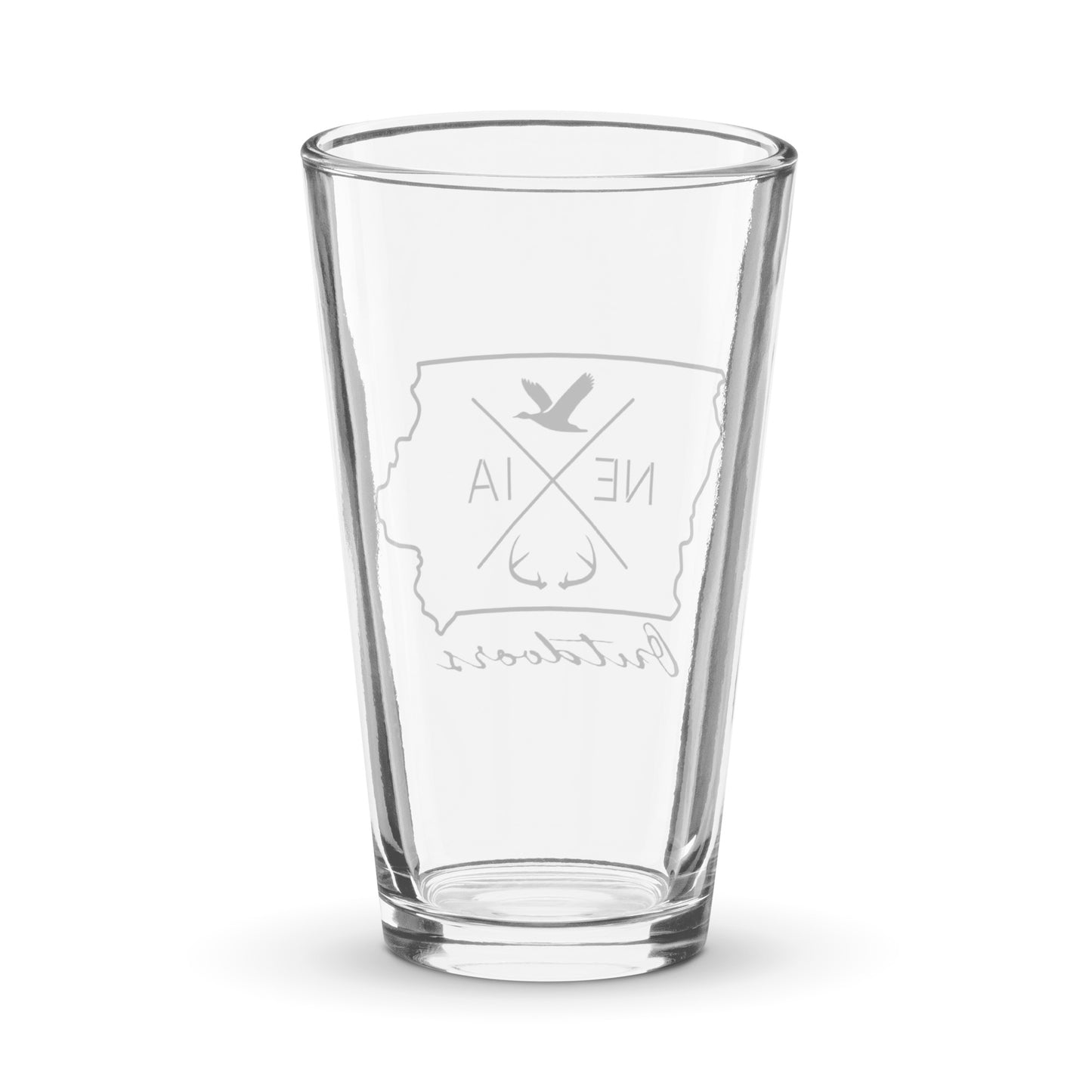 Shaker pint glass