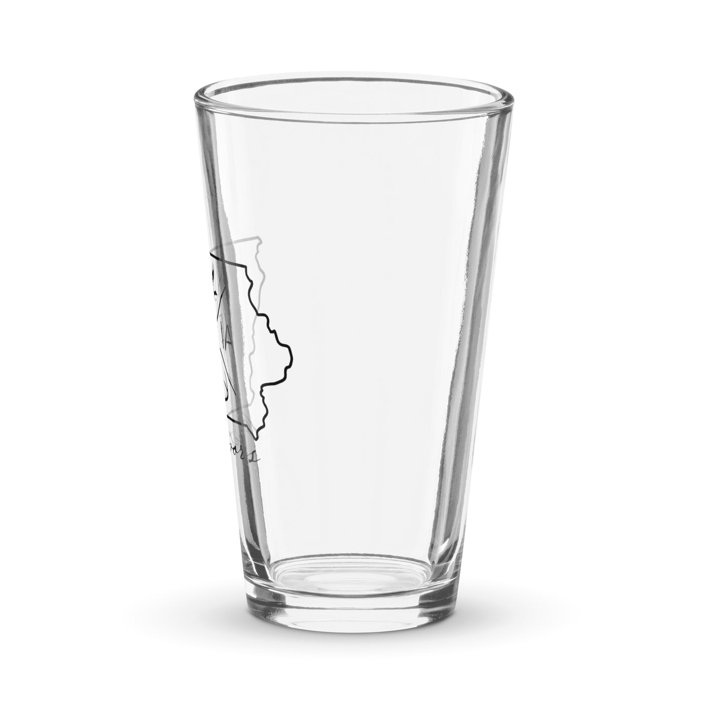 Shaker pint glass