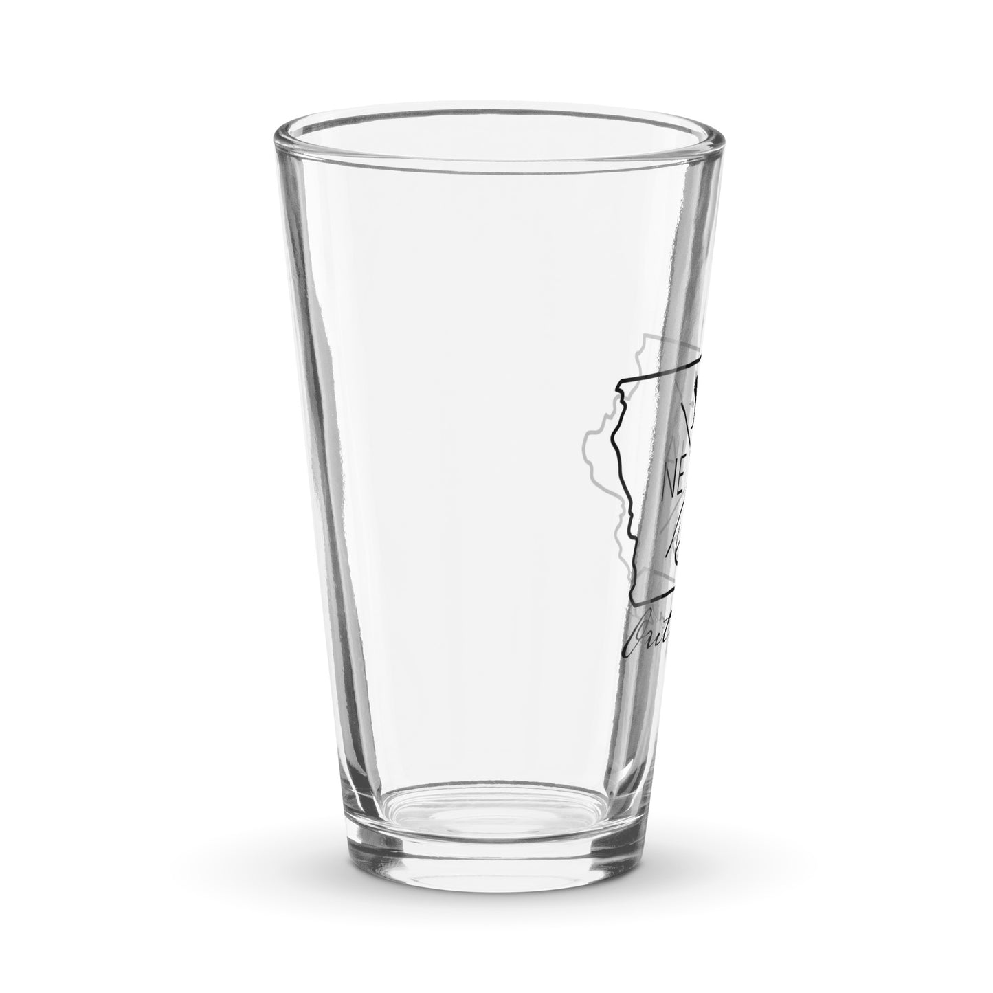 Shaker pint glass